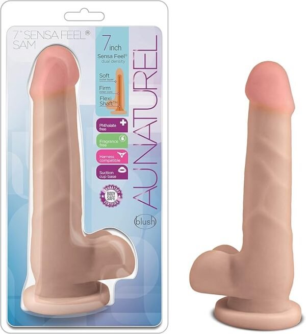 Sensa Feel Sam AuNaturel – Dildo Realista 7″