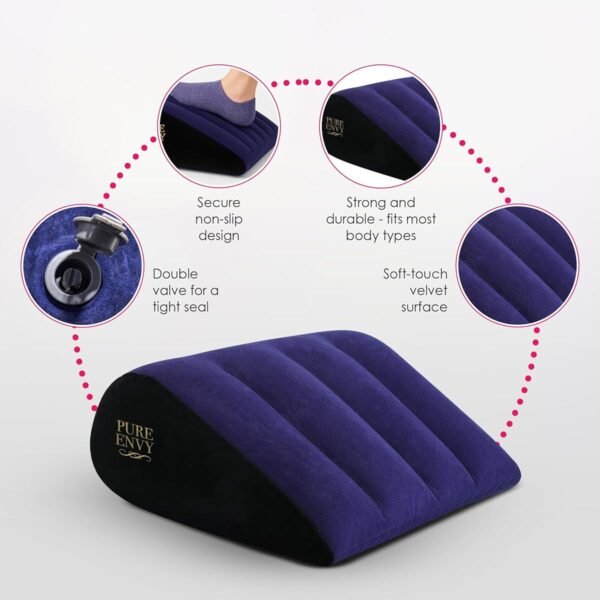 Almohada Inflable Ergonómica para Posiciones y Relajación