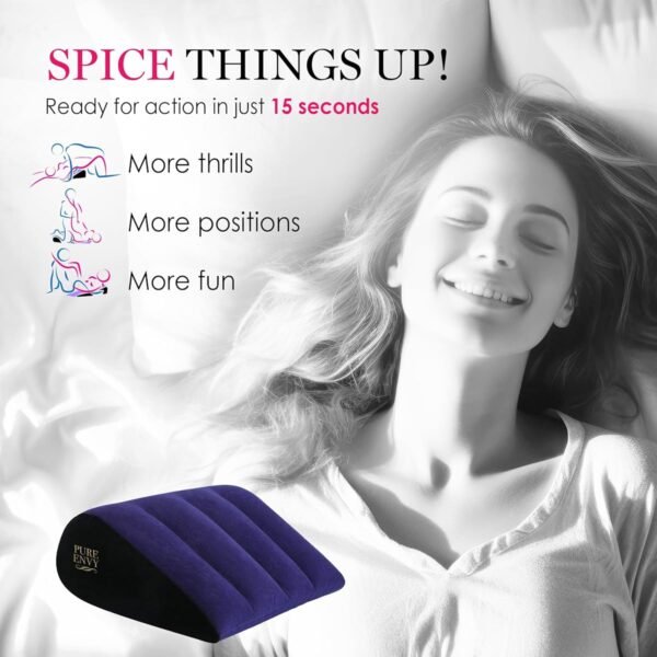 Almohada Inflable Ergonómica para Posiciones y Relajación