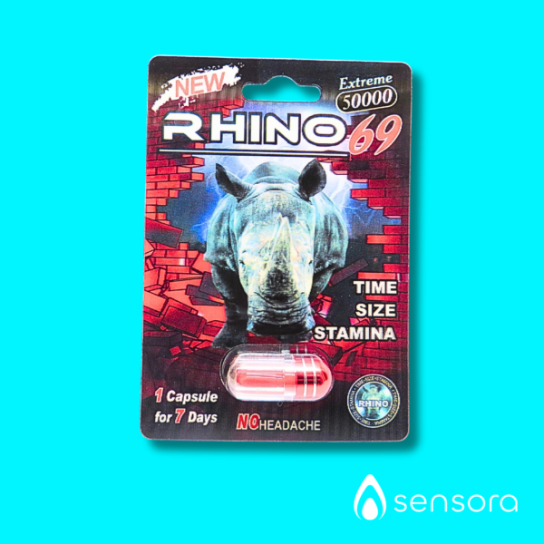 Rhino 69 Extreme 50000 – Suplemento Masculino Potente