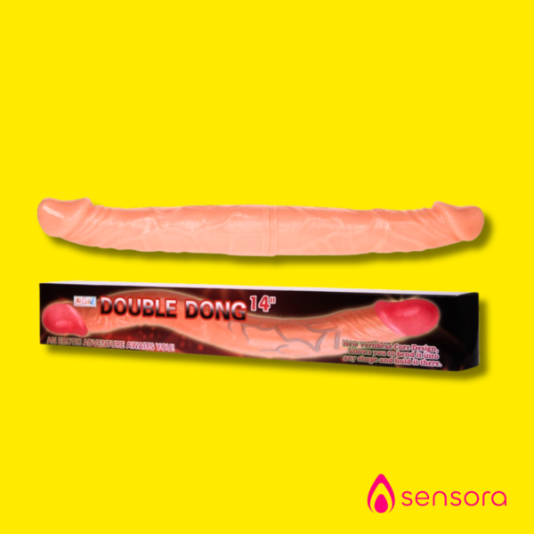 Doble Dong 14″ Natural Vertebrado 37 cm