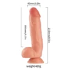 Dildo Realista 8.5" Tono Caucásico – Pure Envy